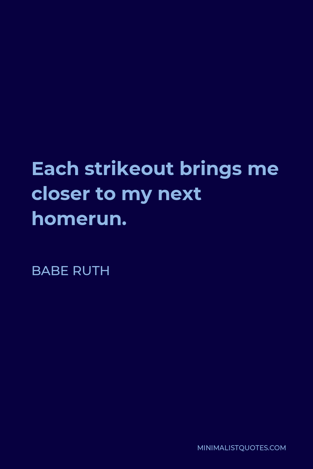 Download Babe Ruth Quote About Learning Wallpaper