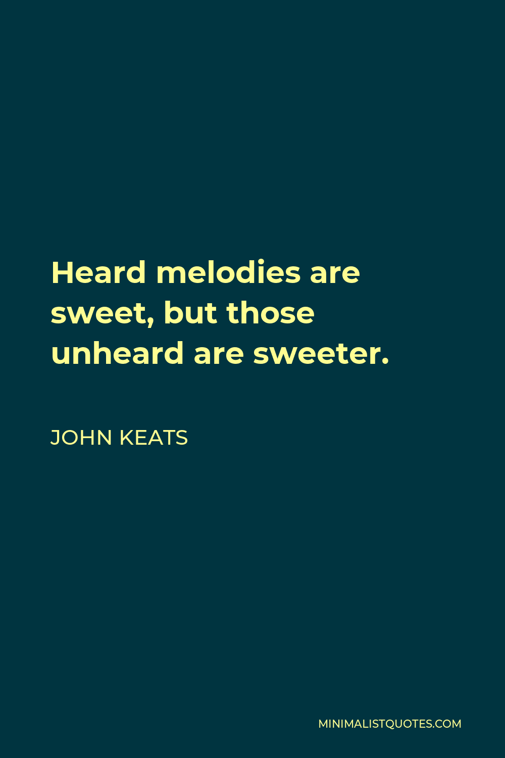 john keats quotes