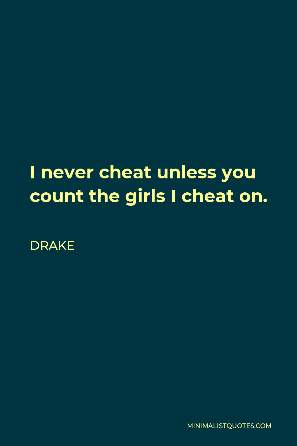 cheating quotes drake