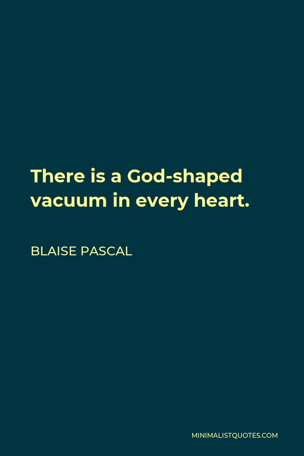 blaise pascal quotes god