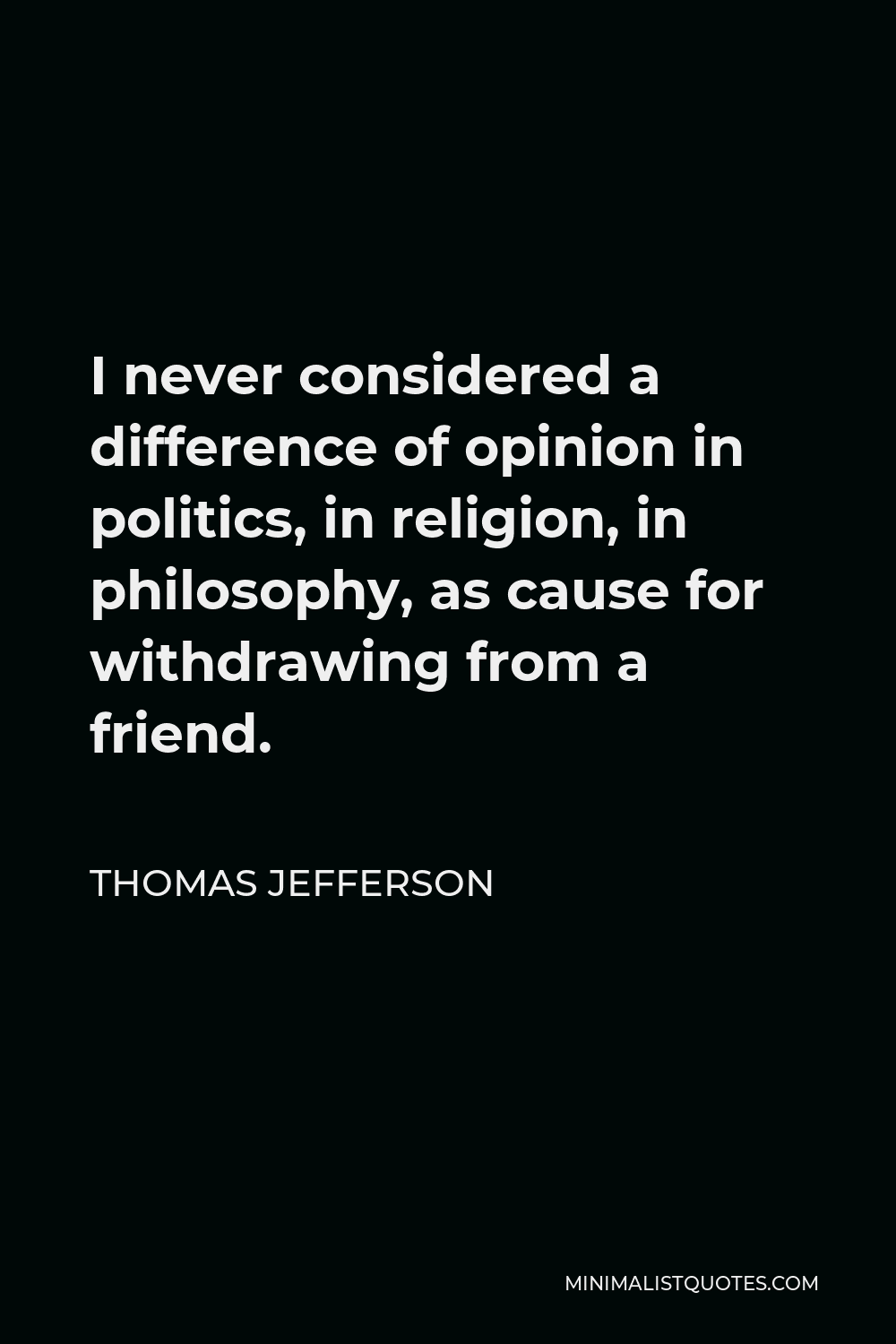 Never Discuss Religion And Politics Quote Thomas Jefferson I Never