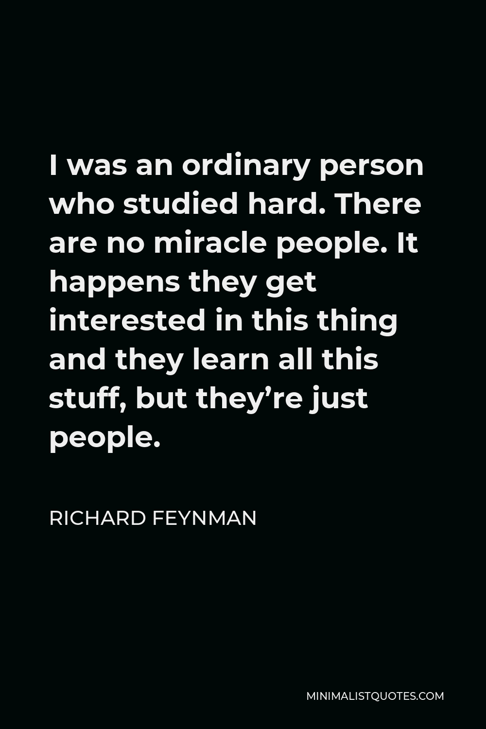 Richard Feynman Classroom POSTER If I Could Explain it to the Average Person 