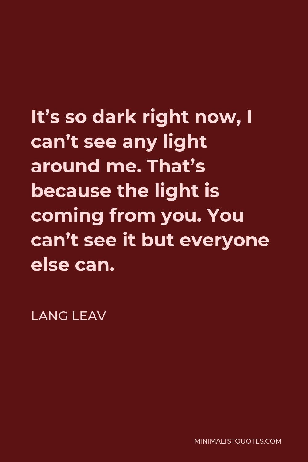 Lang Leav Quote: “When words run dry, he does not try, nor do I. We are
