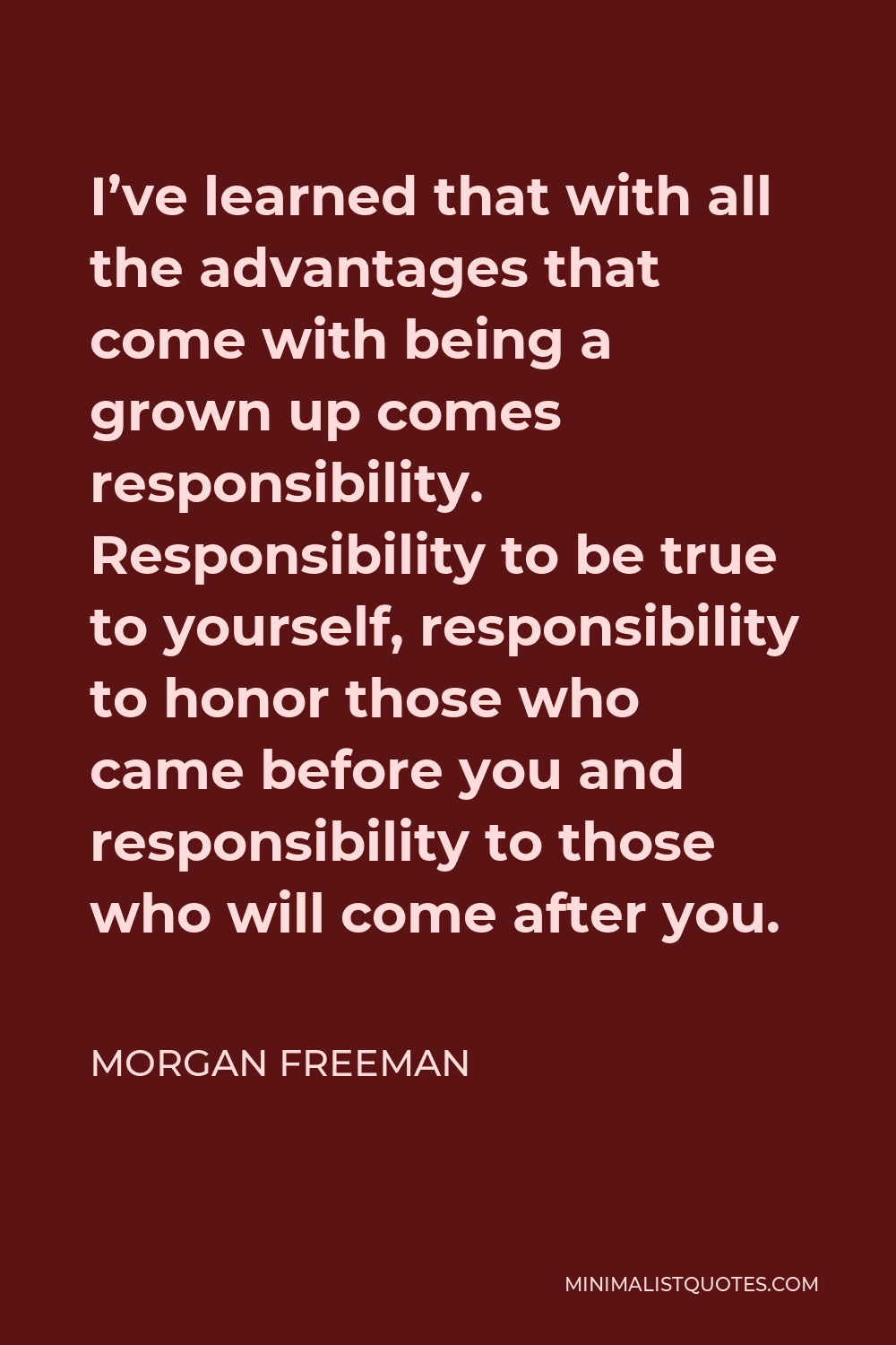 Morgan Freeman: What I've Learned