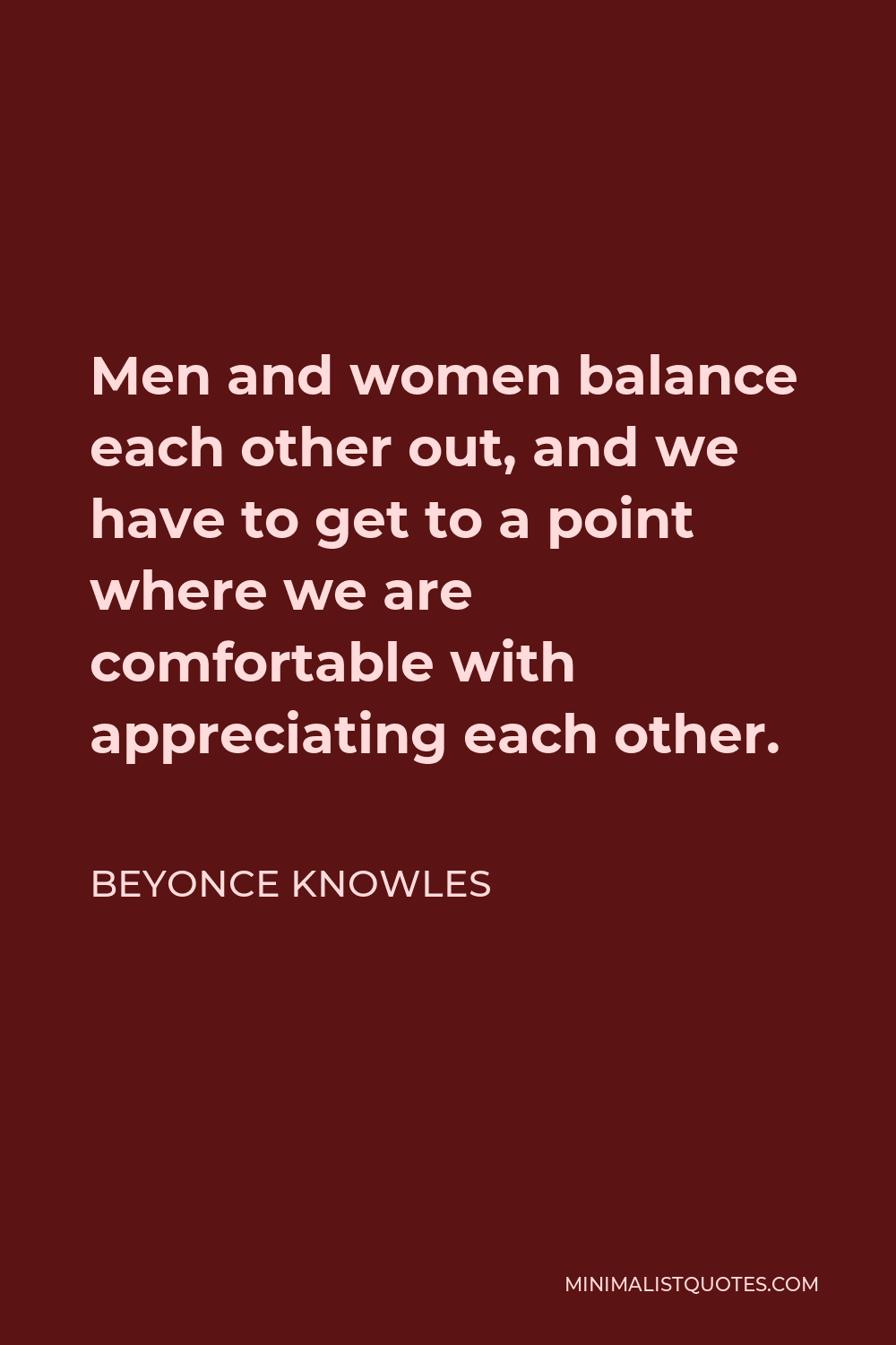 Do Women Need Men or Can We Balance Each Other?