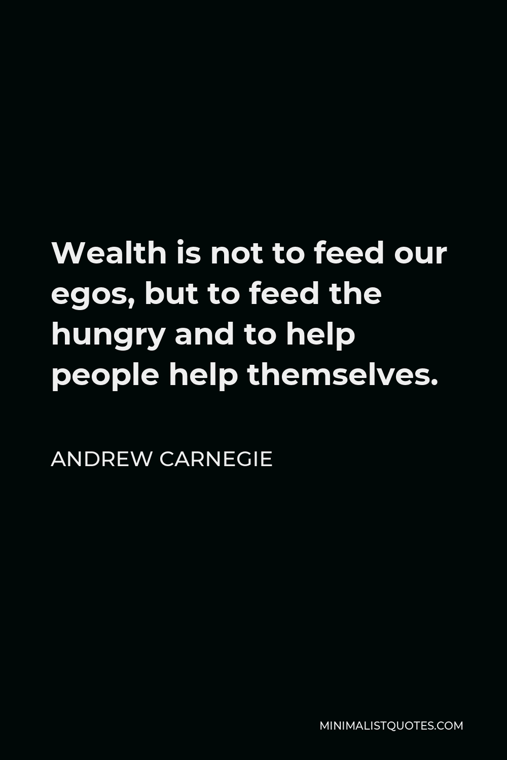 andrew carnegie quotes on wealth