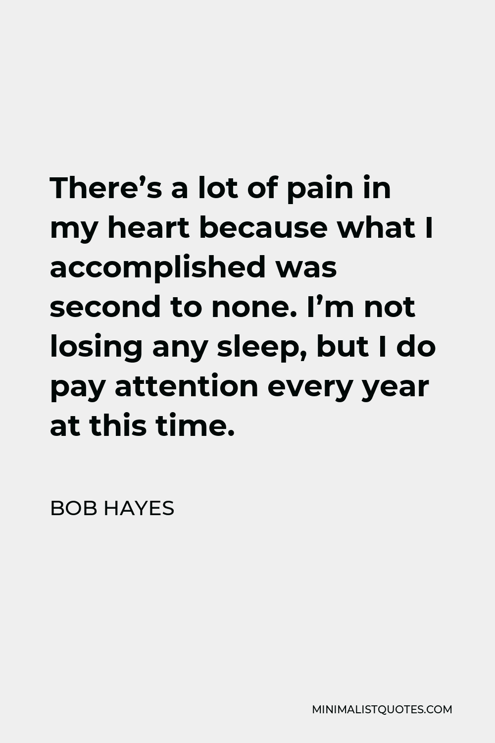 bob-hayes-quote-there-s-a-lot-of-pain-in-my-heart-because-what-i