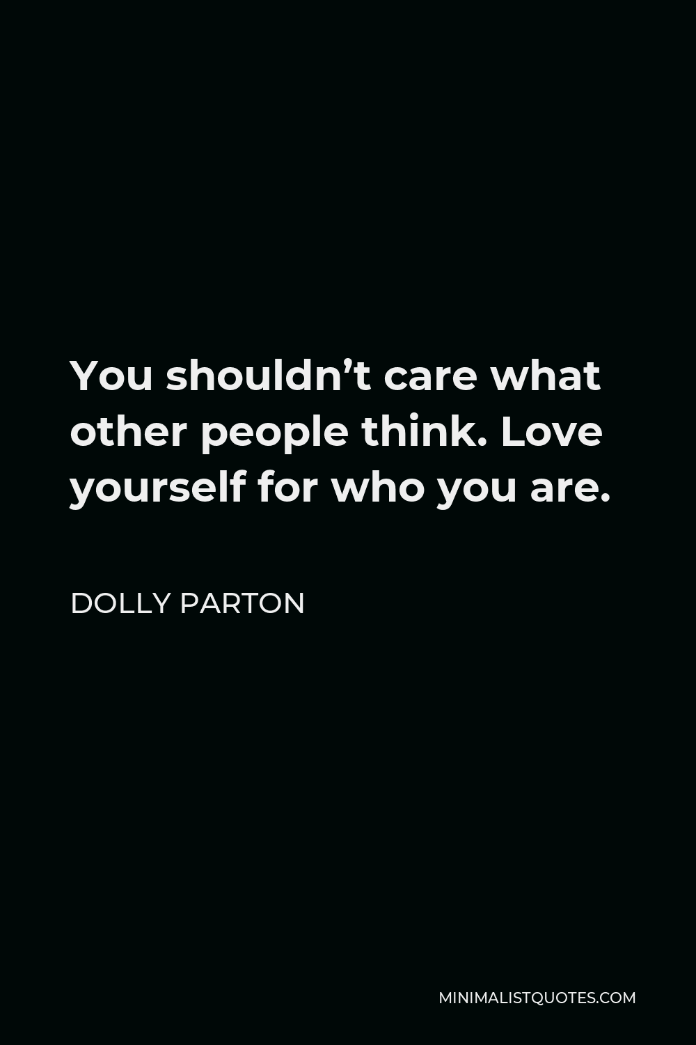 dolly parton think about love