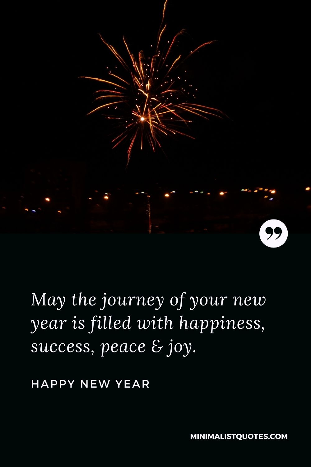 May The Journey Of Your New Year Is Filled With Happiness Success Peace Joy Happy New Year