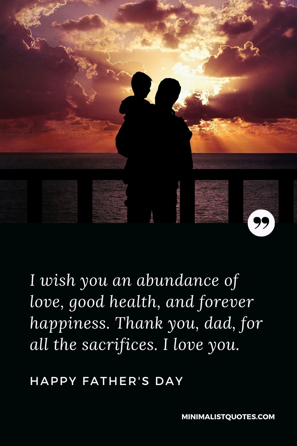 I wish you an abundance of love, good health, and forever ...