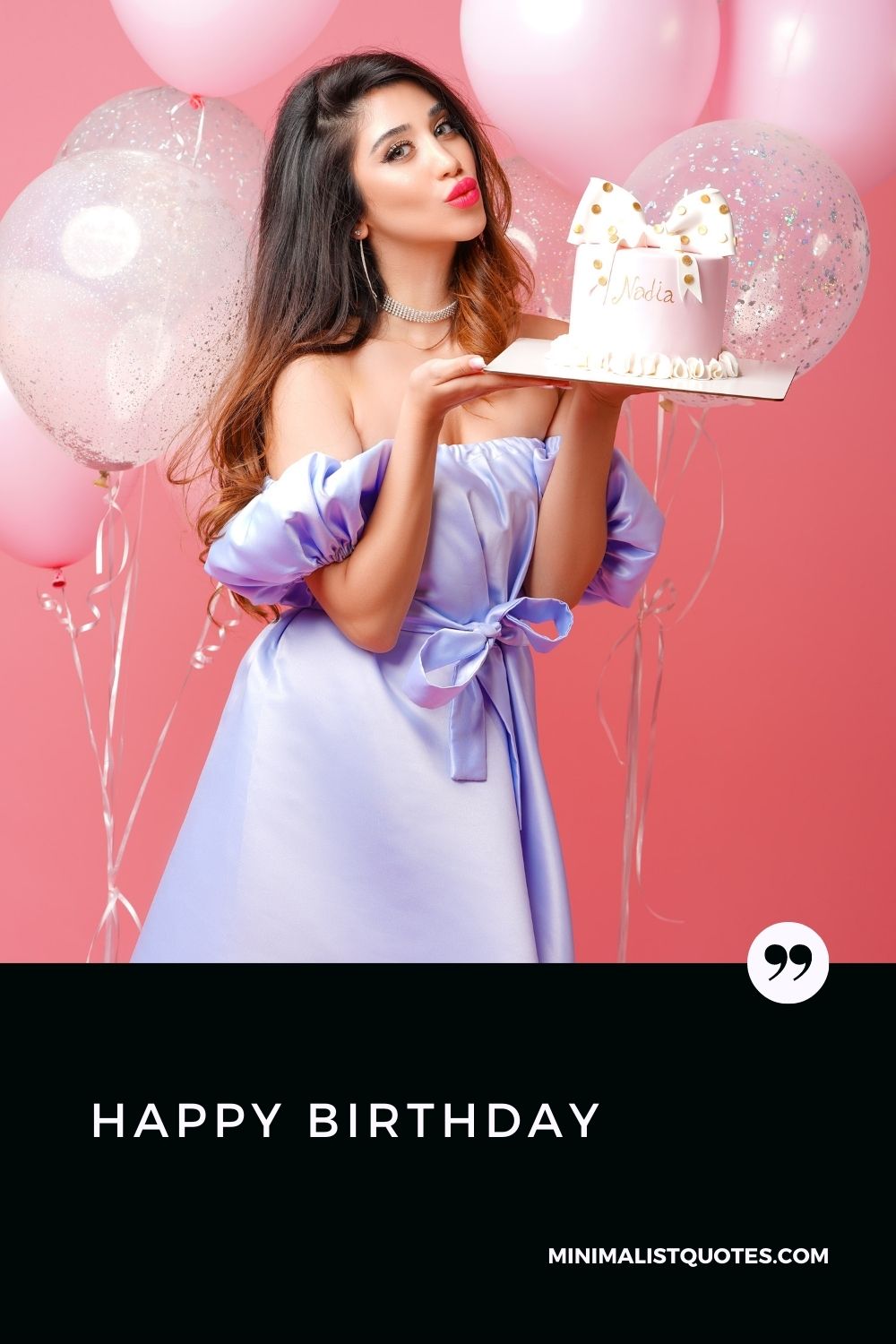 Happy Birthday Wish & Digital Card Image: #cakeballoons