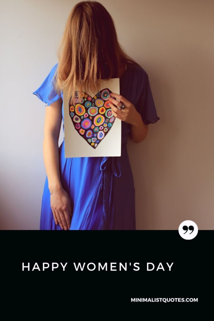 Happy Women's Day Wish & Message With HD Image #heart