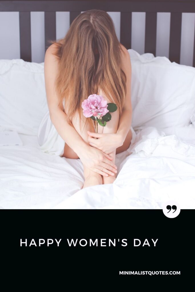 Happy Women's Day Wish & Poster With HD Image: #roseflower
