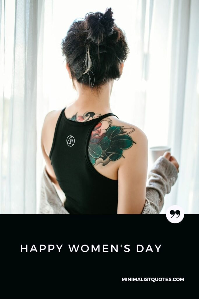 Happy Women's Day Wish & Poster #tattoo