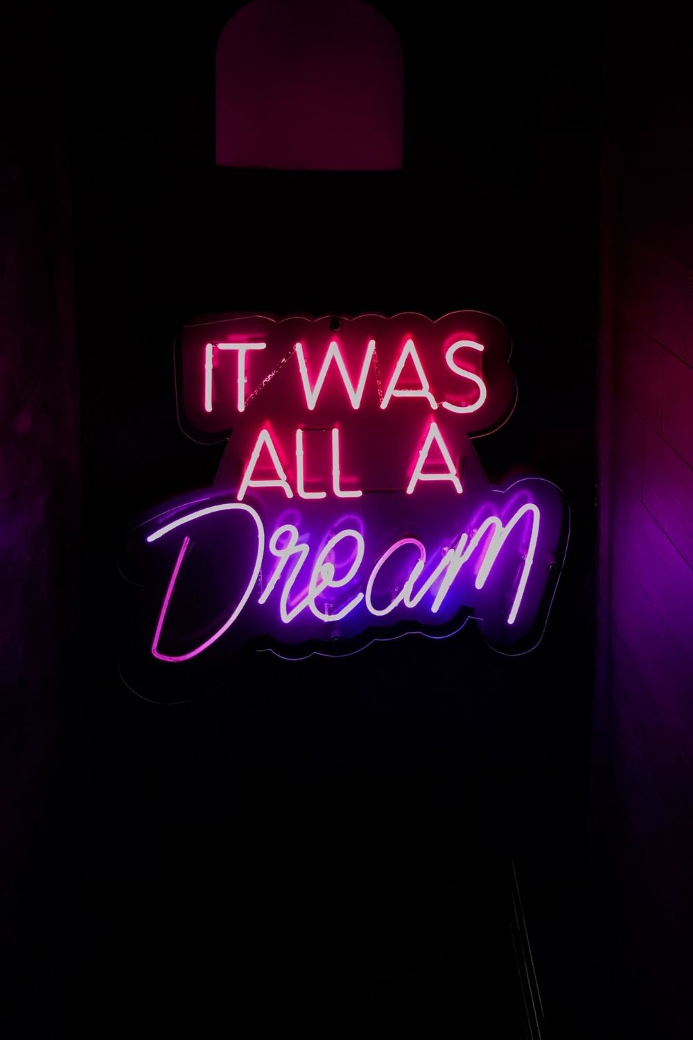 Monday Motivation Quote & Message with Image: It was all a dream. Happy Monday!