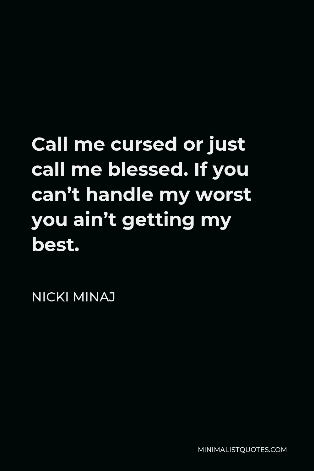 Nicki Minaj quote: To adjust your philosophy and creativity in
