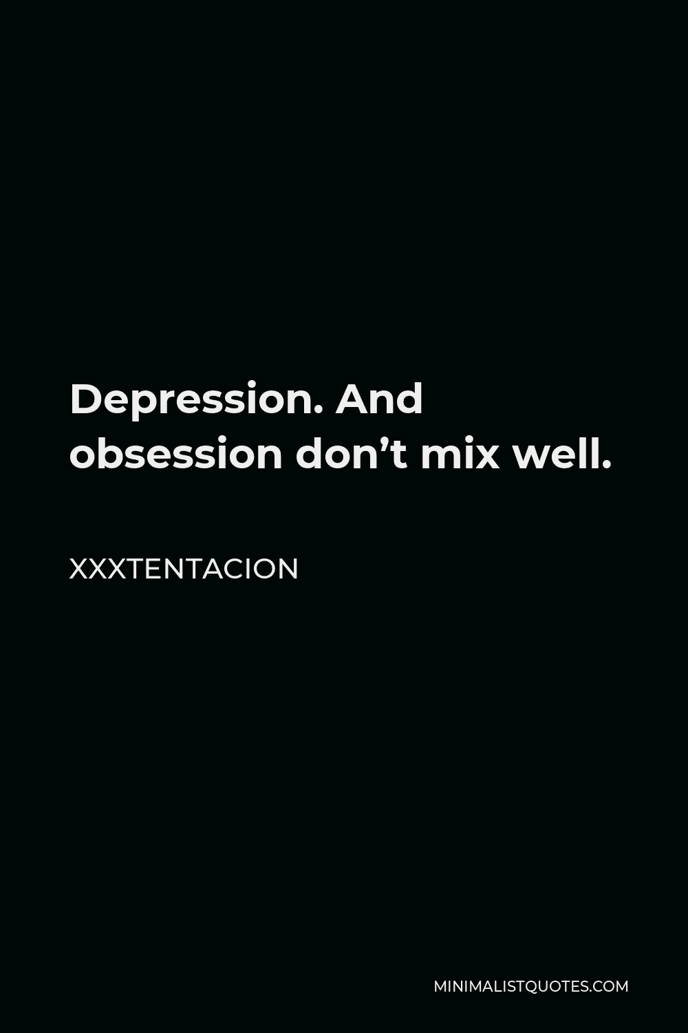 Depression and obsession lyrics