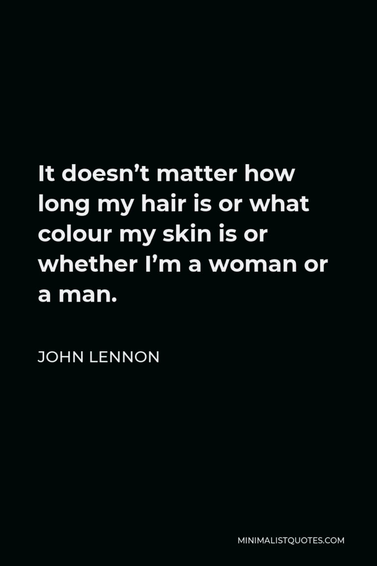 John Lennon Quote It doesn