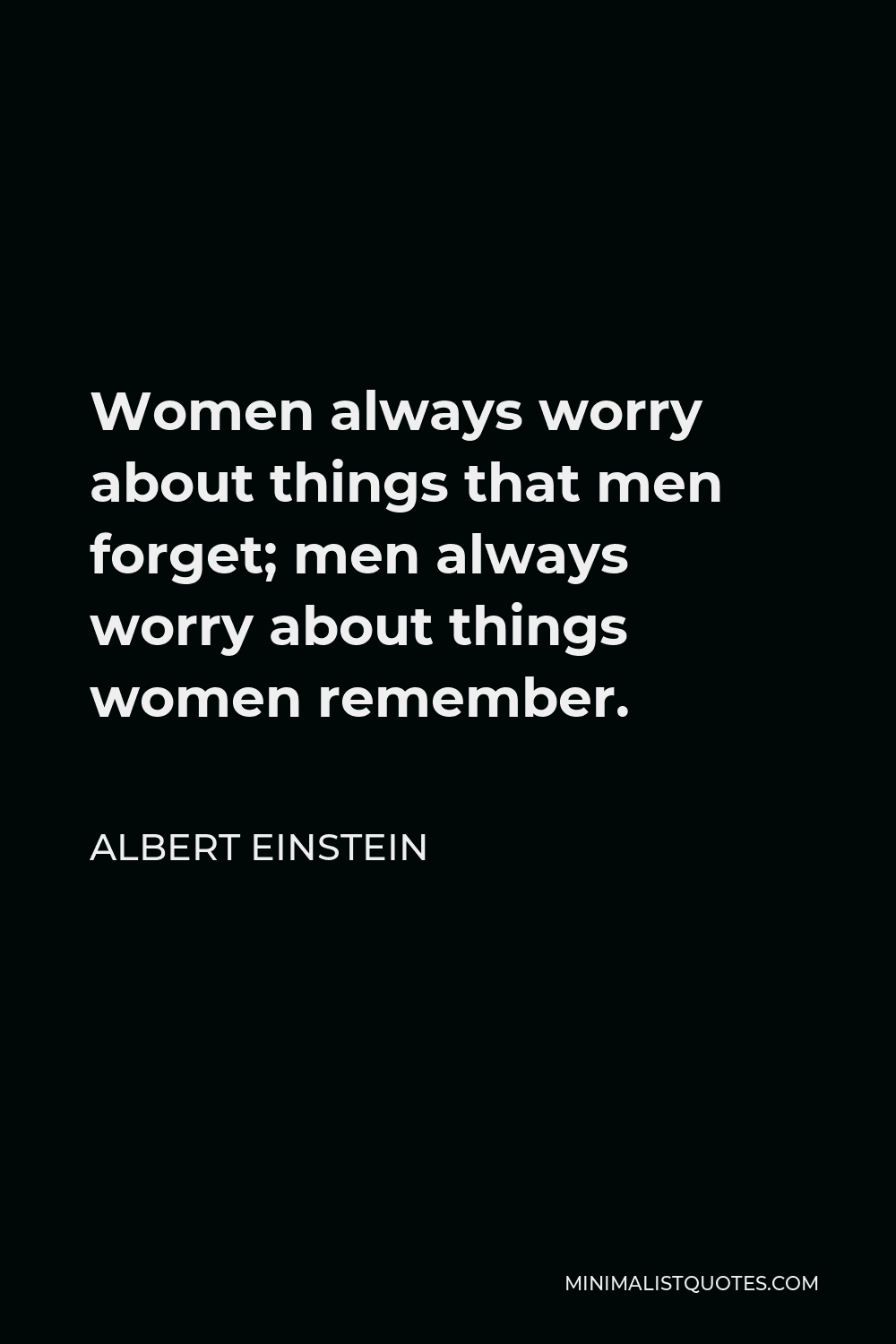 albert einstein quotes about women
