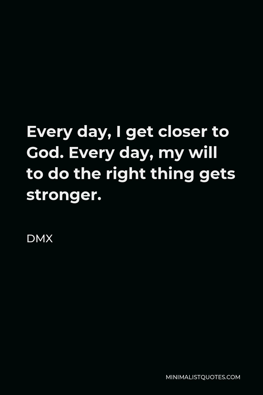 DMX Quote: The curse turned to grace when the hurt turned to faith.