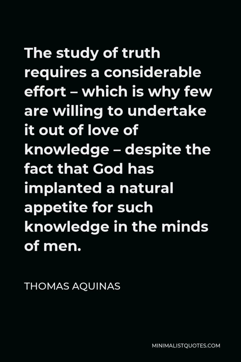 50+ Thomas Aquinas Quotes | Minimalist Quotes