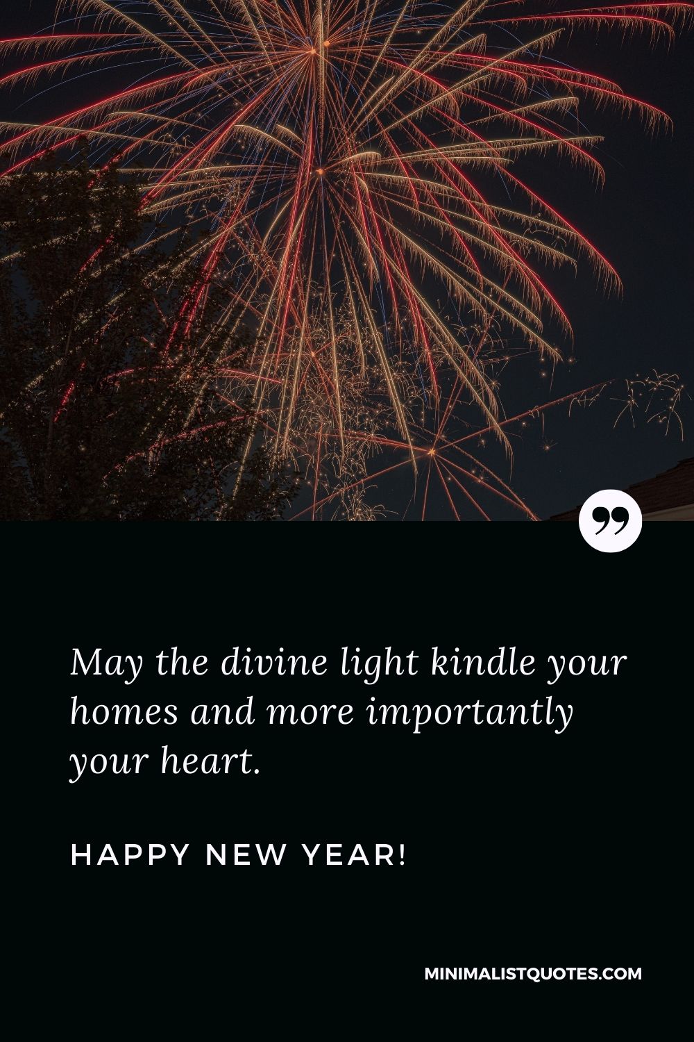 Happy new year messages 2022: May the divine light kindle your homes, and more importantly your heart. Happy New Year!