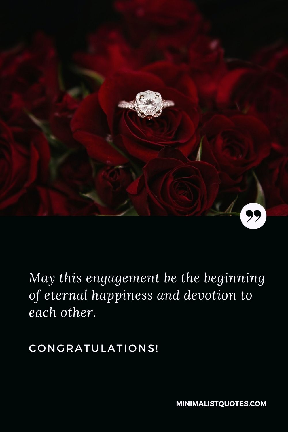 May this engagement be the beginning of eternal happiness and ...