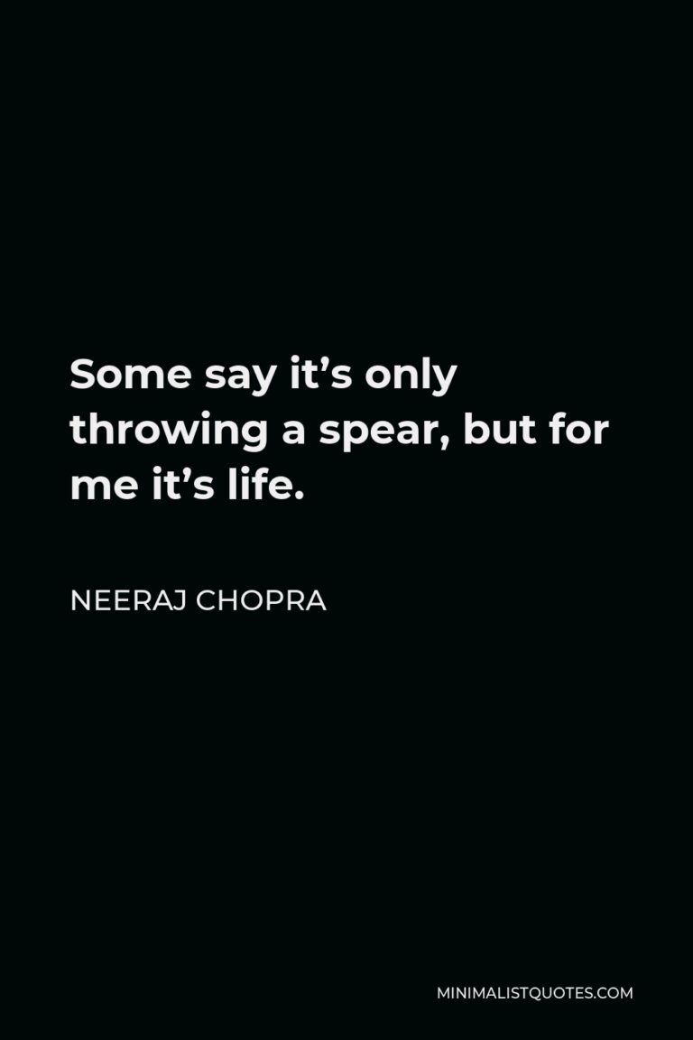 Neeraj Chopra Quotes | Minimalist Quotes