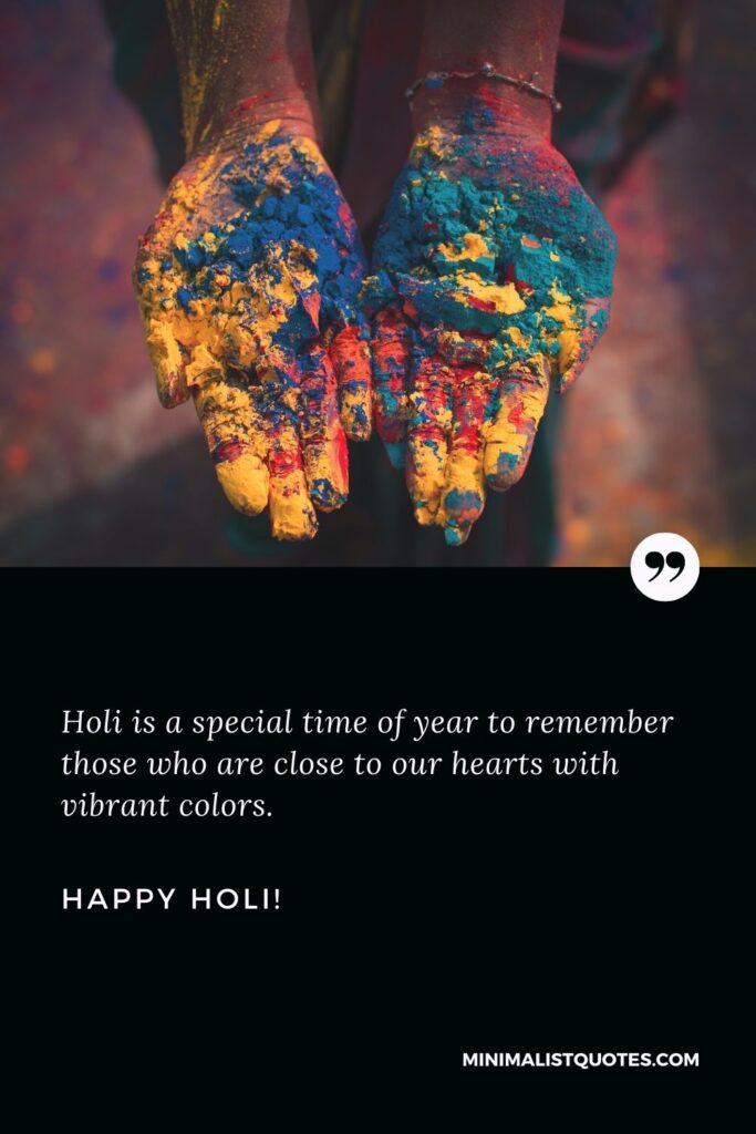 Happy Holi Pic: Holi is a special time of year to remember those who are close to our hearts with vibrant colors. Happy Holi!