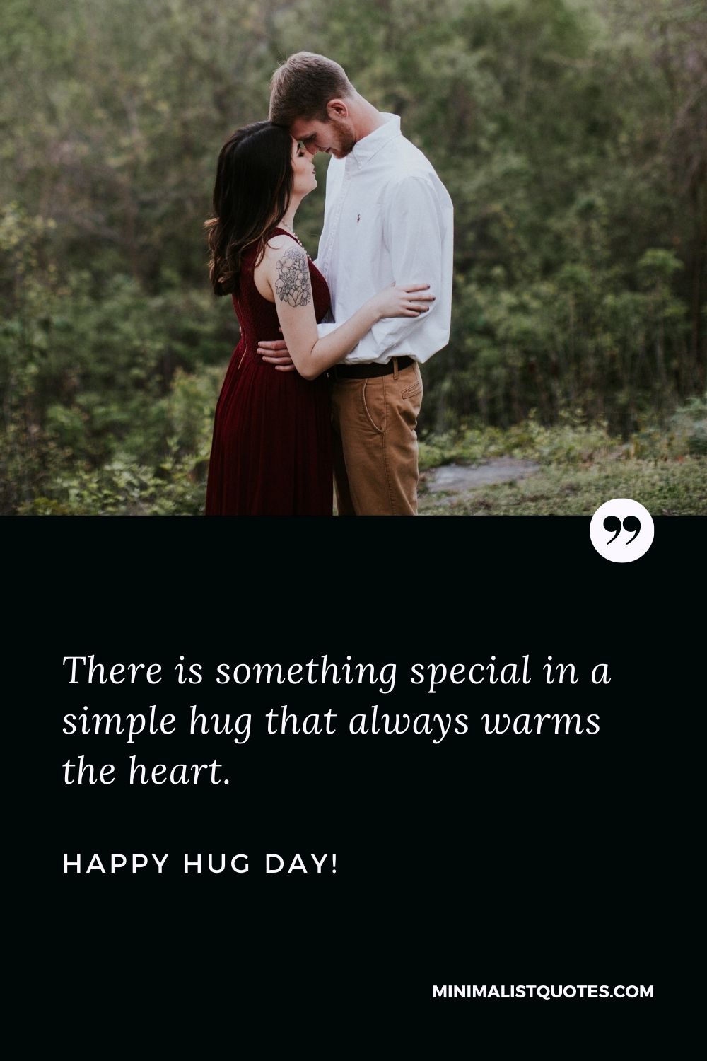 There is something special in a simple hug that always warms the ...
