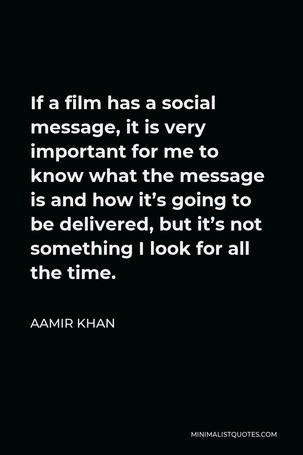 Aamir Khan Quote: Losing someone we love, or the fear of losing ...