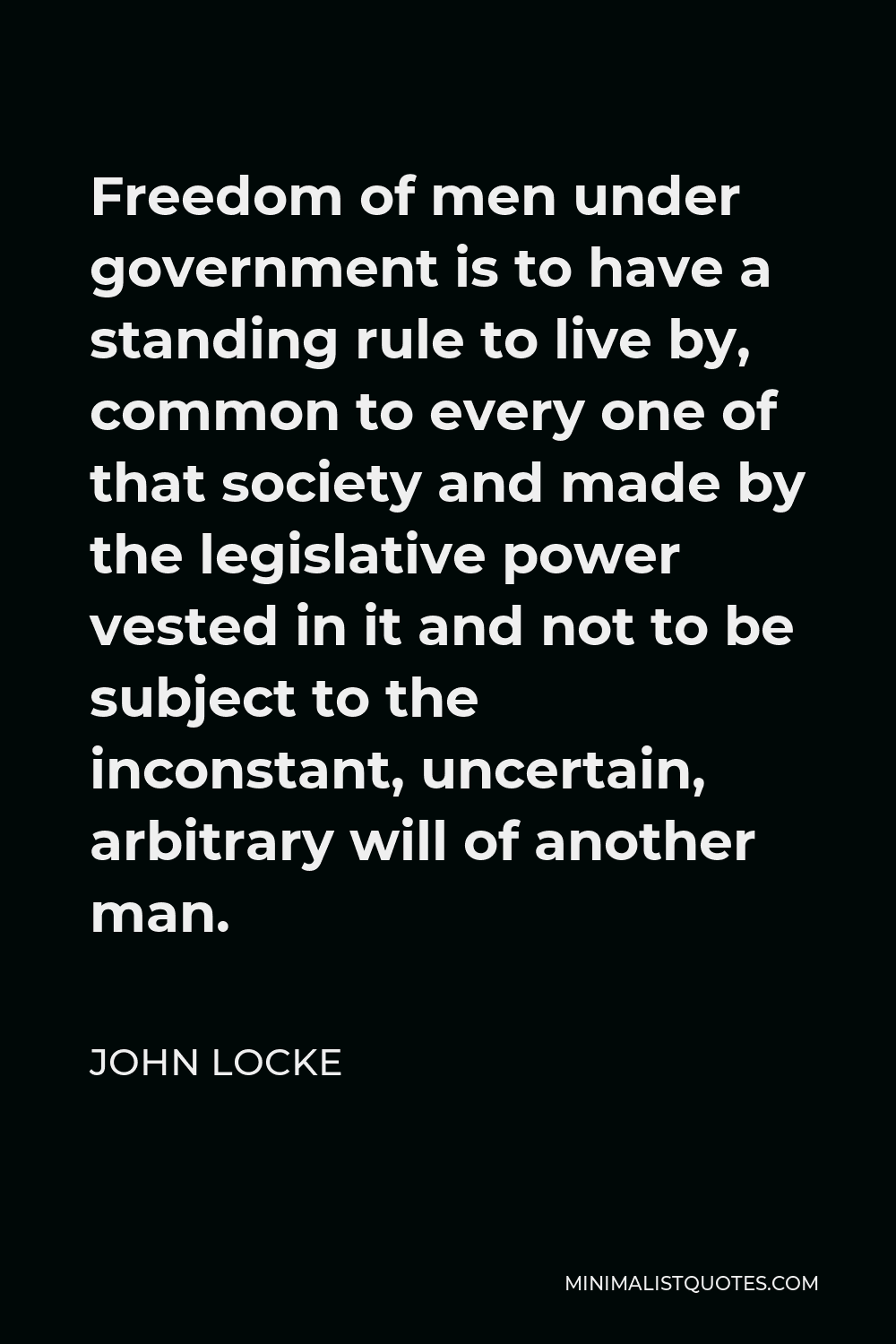 john locke quotes on freedom