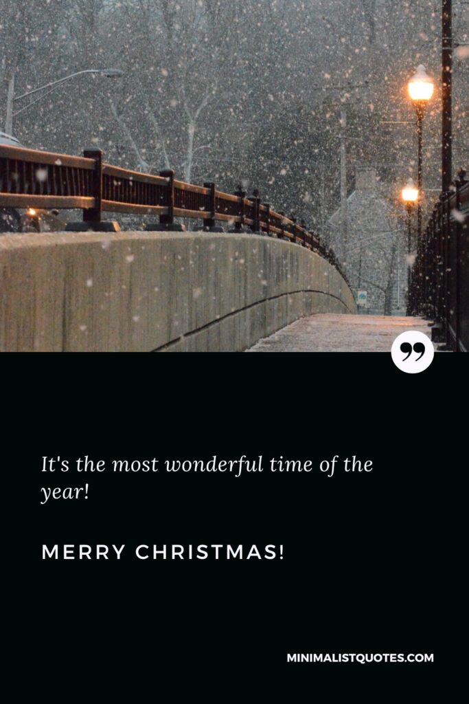 Merry Christmas Wishes: It's the most wonderful time of the year! Merry Christmas!