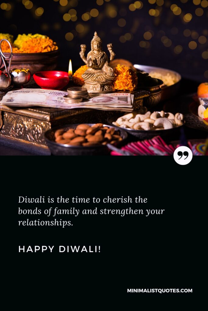 Happy Diwali Greetings: Diwali is the time to cherish the bonds of family and strengthen your relationships. Happy Diwali!