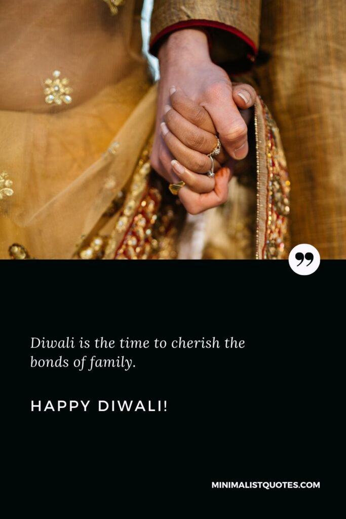 Happy Diwali Greetings: Diwali is the time to cherish the bonds of family. Happy Diwali!