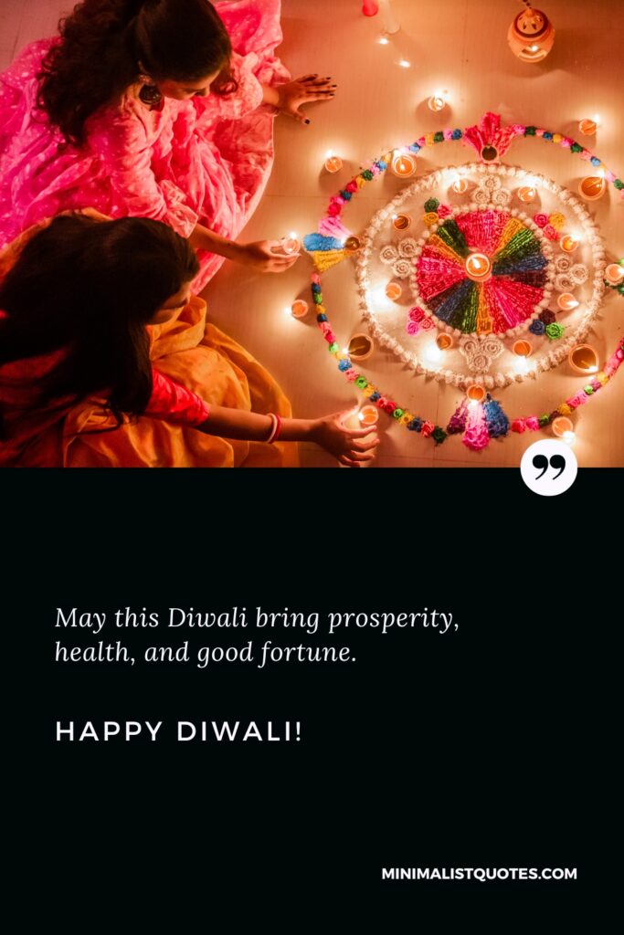 Happy Diwali Images: May this Diwali bring prosperity, health, and good fortune. Happy Diwali!