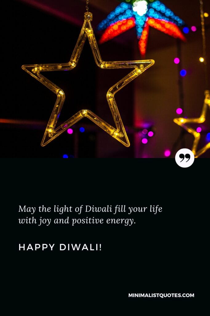 Happy Diwali Images: May the light of Diwali fill your life with joy and positive energy. Happy Diwali!