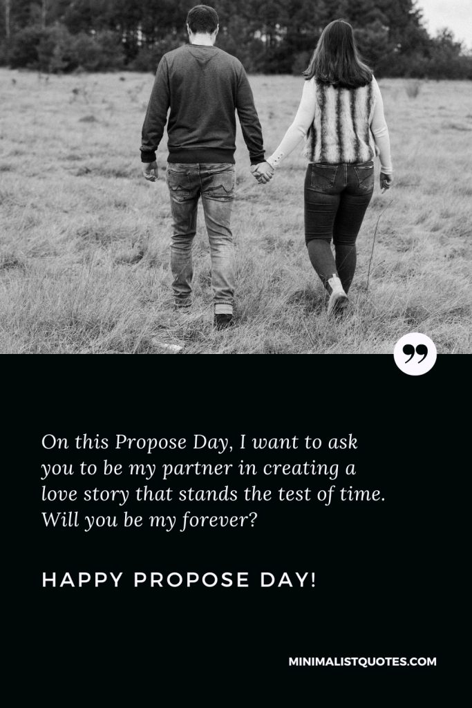 Happy Propose Day Images: On this Propose Day, I want to ask you to be my partner in creating a love story that stands the test of time. Will you be my forever? Happy Propose Day!